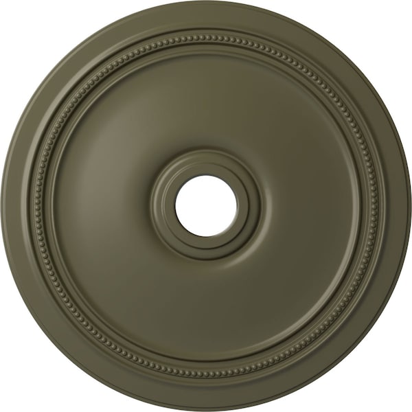 Ekena Millwork Diane Ceiling Medallion (Fits Canopies up to 6 1/4"), 24"OD x 3 5/8"ID x 1 1/4"P, Painted Turtle CM24DIPTF - main
